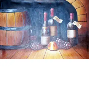 Wine Cellar II Canvas Wall Art 24x36 Wine Kitchen Decorative Home Decor