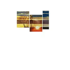 A New Day Canvas Wall Art 36x60 Landscape Contemporary Decorative Home Decor