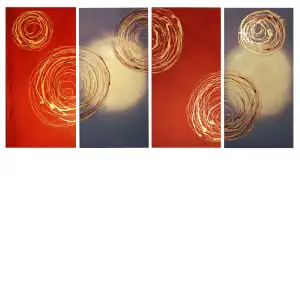 Unite the Swirls Canvas Wall Art 40x80 Abstract Contemporary Modern Home Decor