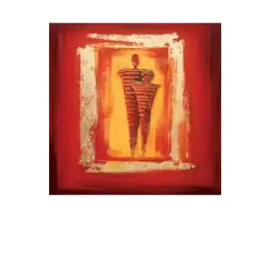 Eternal Partner II Canvas Wall Art 24x24 Abstract Contemporary Home Decor