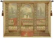 Archway Urn European Tapestry Wall Hanging