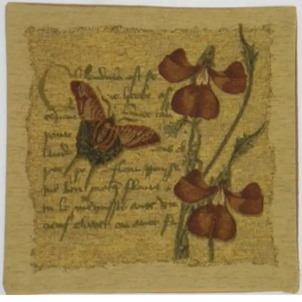 Floral Butterfly Chenille