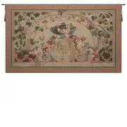 Beauvais Green Leaves European Tapestry Wall hanging