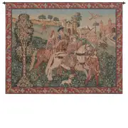 Hunt European Tapestry Wall hanging