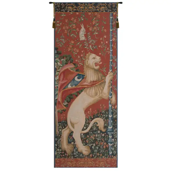 Portiere Lion European Tapestry Wall hanging