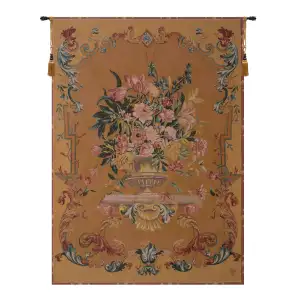 Bouquet XVIII English Bouquet French Tapestry Wall Hanging 58x44 Inch Cotton Jacquard Woven Wall Tapestry