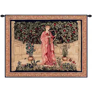 William Morris The Minstrel Tapestry Wall Hanging 25 x 32 in - B - H 25" x W 32"