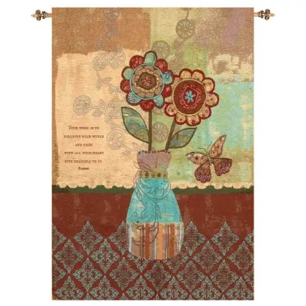 Flowers and Vase II