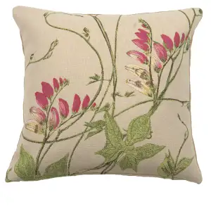 Les Inseparables French Tapestry Pillow Cover 18x18 Inch Cotton Jacquard Woven Cushion Cover