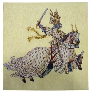Duc De Bretagne French Tapestry Pillow Cover Cotton  18x18 Inch Jacquard Woven Cushion Cover