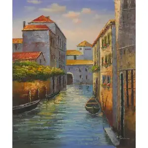 Terracotta Sunrise Canvas Wall Art 36x24 Sunset Landscape Contemporary Home Decor