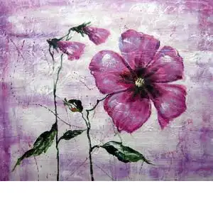 Wild Rose Canvas Wall Art 20x24 Floral Botanical Decorative Home Decor