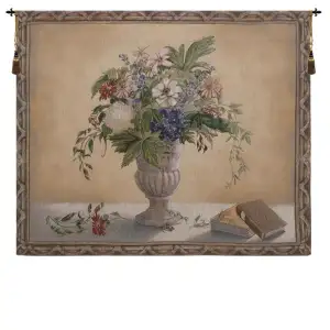 Morning Reflections Fine Art Tapestry Wall Hanging  35x42 Inch Cotton Jacquard Woven Wall Tapestry