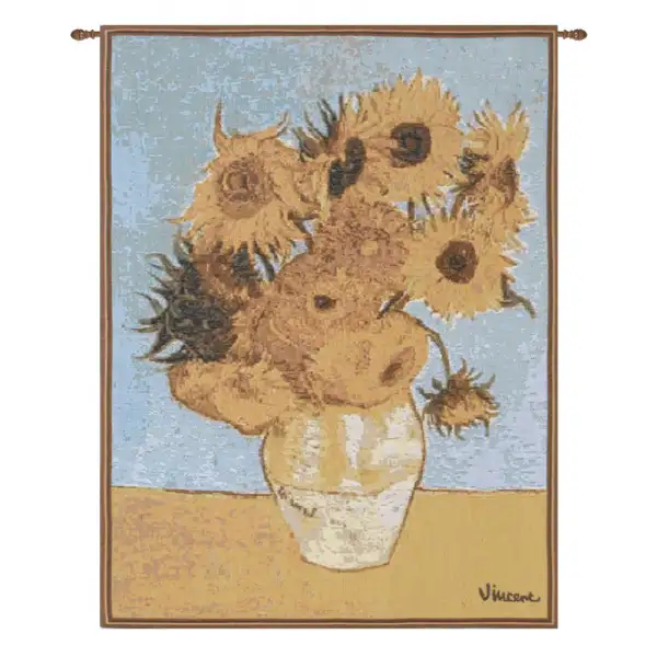 Van Gogh Sunflowers European Tapestry Wall hanging