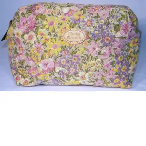 Wildflower Tapestry Handbag 7x10 Inch Floral Woven Purse Vintage Womens Fashion Accessory