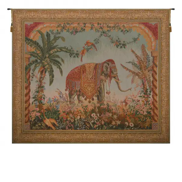 Royal Elephant European Tapestry Wall hanging