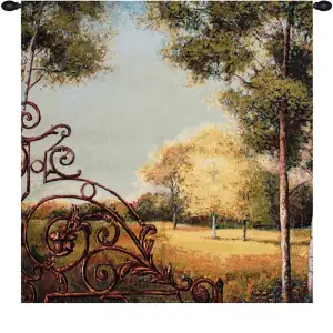 Alder Grove Fine Art Tapestry Wall Hanging 35x35 InchCotton Jacquard Woven Wall Tapestry