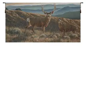 A Moment In Time Fine Art Tapestry 26 x 47 in Scenic Jacquard Woven Wall Hanging Home Decor