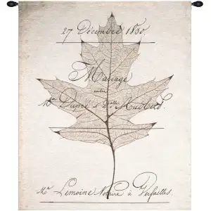 Birch Document Fine Art Tapestry Wall Hanging 47x38 InchCotton Jacquard Woven Wall Tapestry
