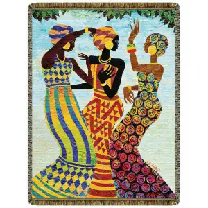 Celebration Jacquard Woven Tapestry Throw Blanket 52x68 Inch Decorative Home Accent