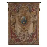 Grandes Armoiries Red European Tapestry Wall hanging