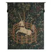 Unicorn In Captivity II  Tapestry Wall Art