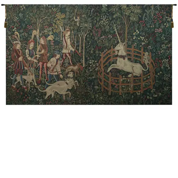 Unicorn Captive and Unicorn Hunt Tapestry Wall Art