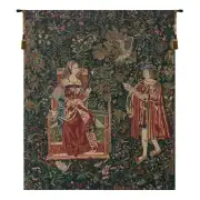 Reading in the Garden Tapestry Wall Art