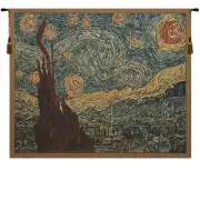 Van Gogh's Starry Night Tapestry Wall Art