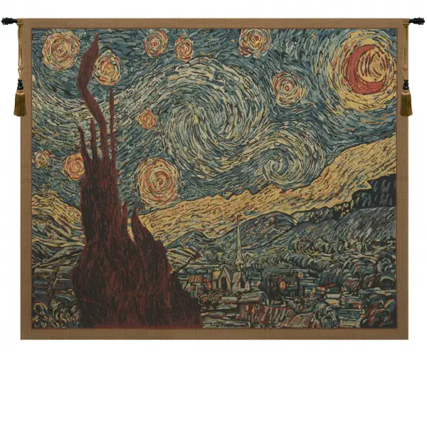 Van Gogh's Starry Night Tapestry Wall Art