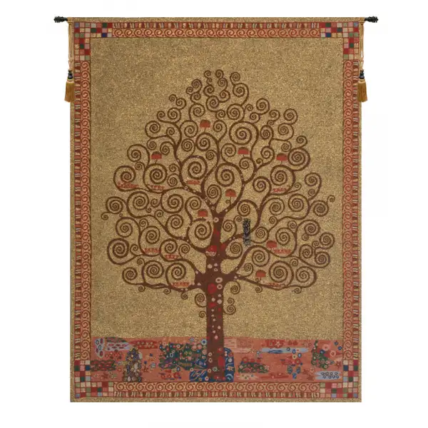 Klimt's Tree Of Life Tapestry Wall Art