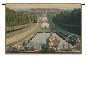 Reggia Caserta Italian Tapestry Wall Hanging 12x19 Inch Cotton Jacquard Woven Wall Tapestry - A - H 12" x W 19"