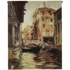 Italian River View Tapestry Wall Hanging  54x40 Inch Cotton Jacquard Woven Wall Tapestry