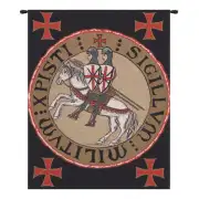 Sceau Templier European Tapestry Wall Hanging