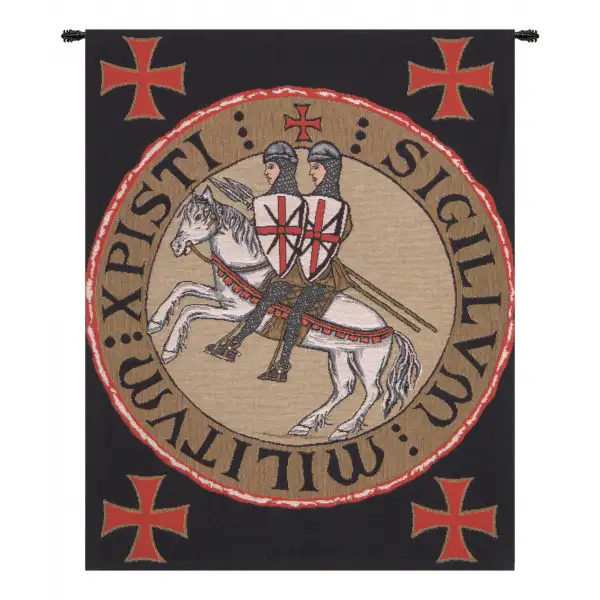 Sceau Templier European Tapestry Wall Hanging