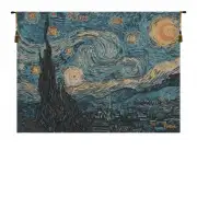 The Starry Night European Tapestry Wall Hanging