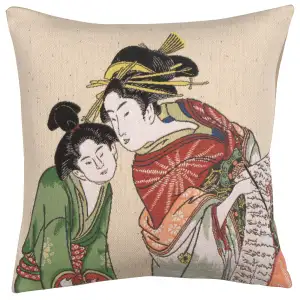 Confidence French Tapestry Pillow Cover 18x18 Inch Cotton Jacquard Woven Cushion Cover