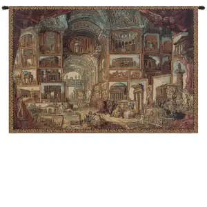 Italian Tapestry Wall Hanging 36x54 Inch Cotton Jacquard Woven Wall Tapestry - C - H 12" x W 19"
