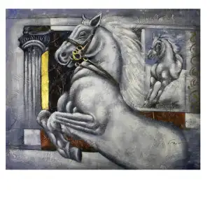 Galloping Horse Canvas Wall Art 24x36 Equestrian Animal Decorative Home Decor