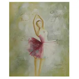 Ballerina I Canvas Wall Art 36x24 Ballet Dancer Figurative Home Decor