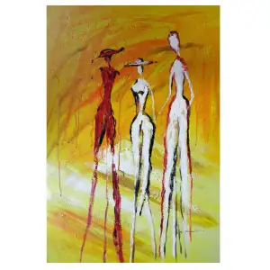 Models Canvas Wall Art 36x24 Fashion Figurative Contemporary Home Decor
