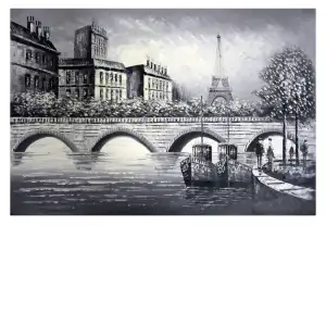 Arch Bridge Canvas Wall Art 24x36 Scenic Landscape Decorative Home Decor