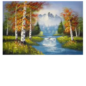 Gradus of Autumn Canvas Wall Art 24x36 Fall Landscape Nature Home Decor