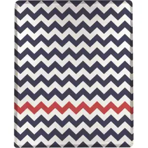 Nautical Pattern Jacquard Woven Afghan Tapestry Throw Blanket 60x50 Inch Coastal Decor