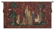The Lady and the Organ II Tapestry Wall Art