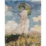 Dame a L'Ombrelle European Tapestry Wall Hanging