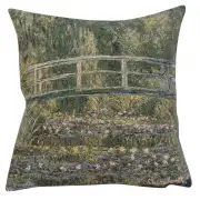 Monet's Bridge at Giverny I European Cushion Covers
