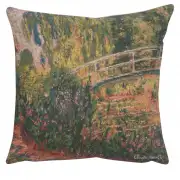 Monet's Japanese Bridge European Cushion Covers