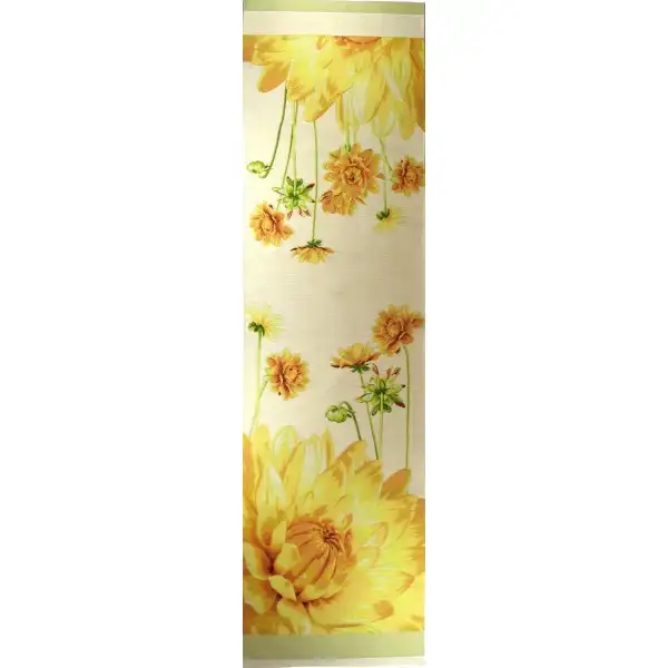 Runner Yellow Dahlias Light