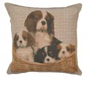 Cavalier King Charles Family European Cushion Cover
